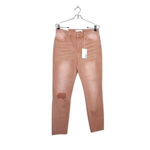 Vervet Haylie High-Rise Skinny Ankle Jean in Rose - Sz 26 - NWT